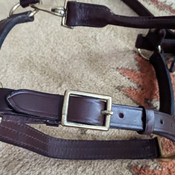 Brown Leather Halter - Large Pony/Cob - Picture 5 of 7